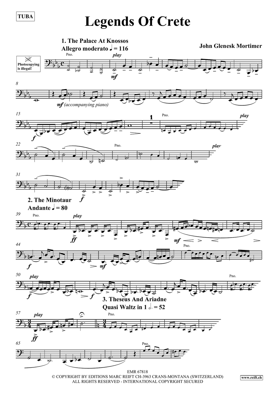 Legends Of Crete Legends Of Crete Tuba scores gallery preview page 4