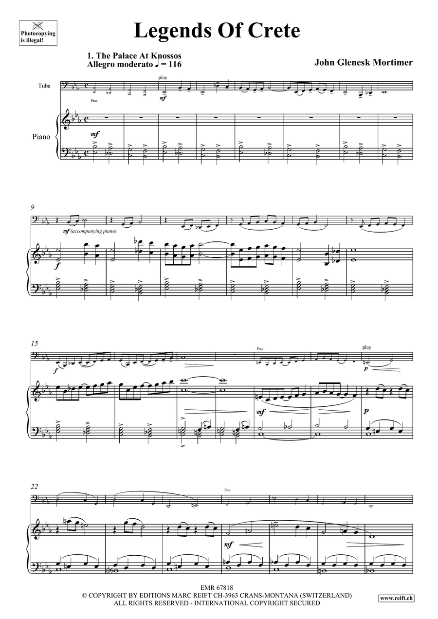 Legends Of Crete Legends Of Crete Tuba scores gallery preview page 5