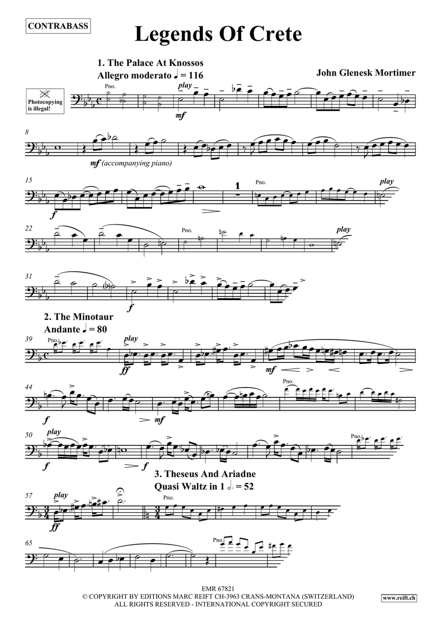 Legends Of Crete Legends Of Crete Double Bass scores gallery preview page 4