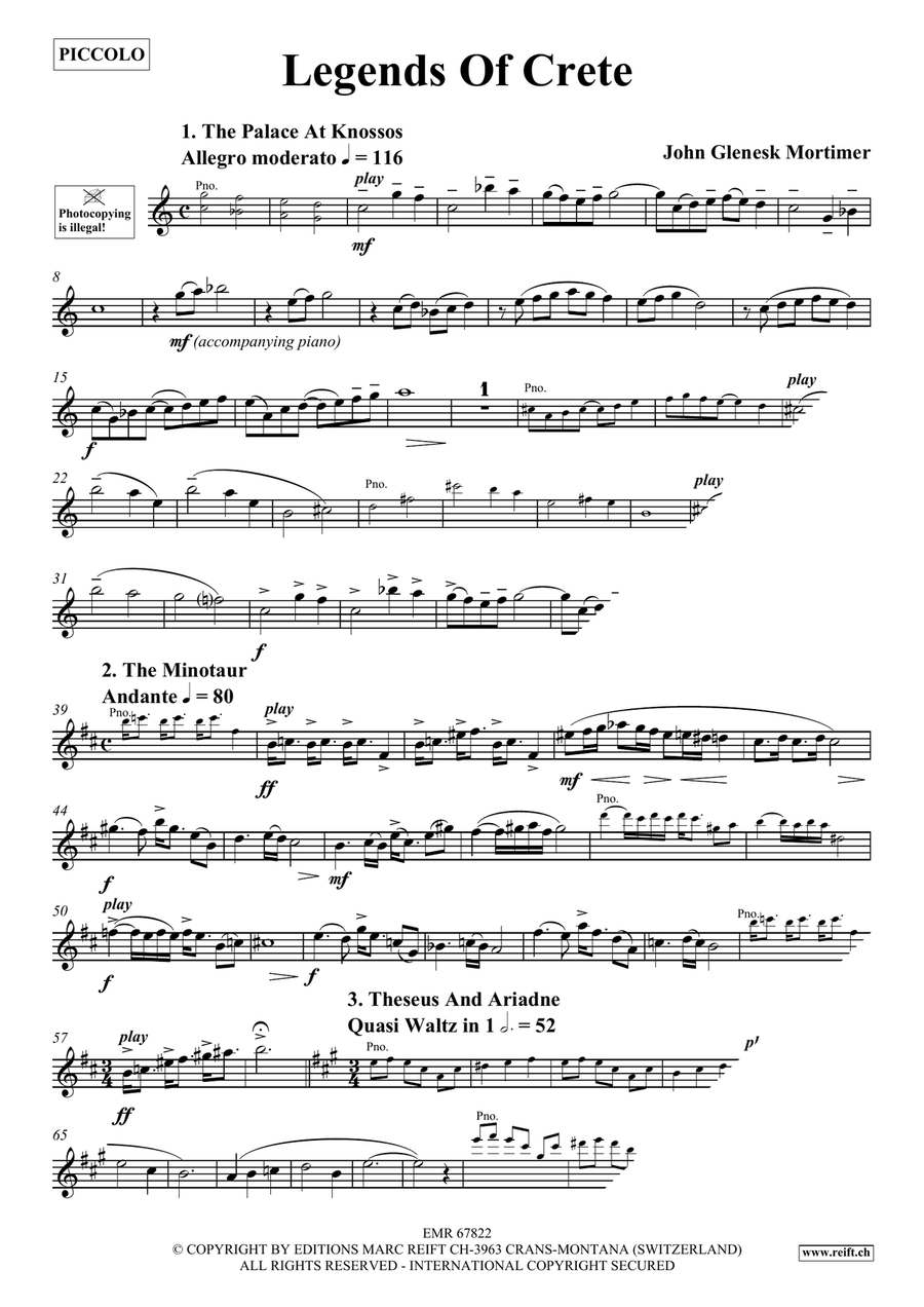 Legends Of Crete Legends Of Crete Piccolo scores gallery preview page 4