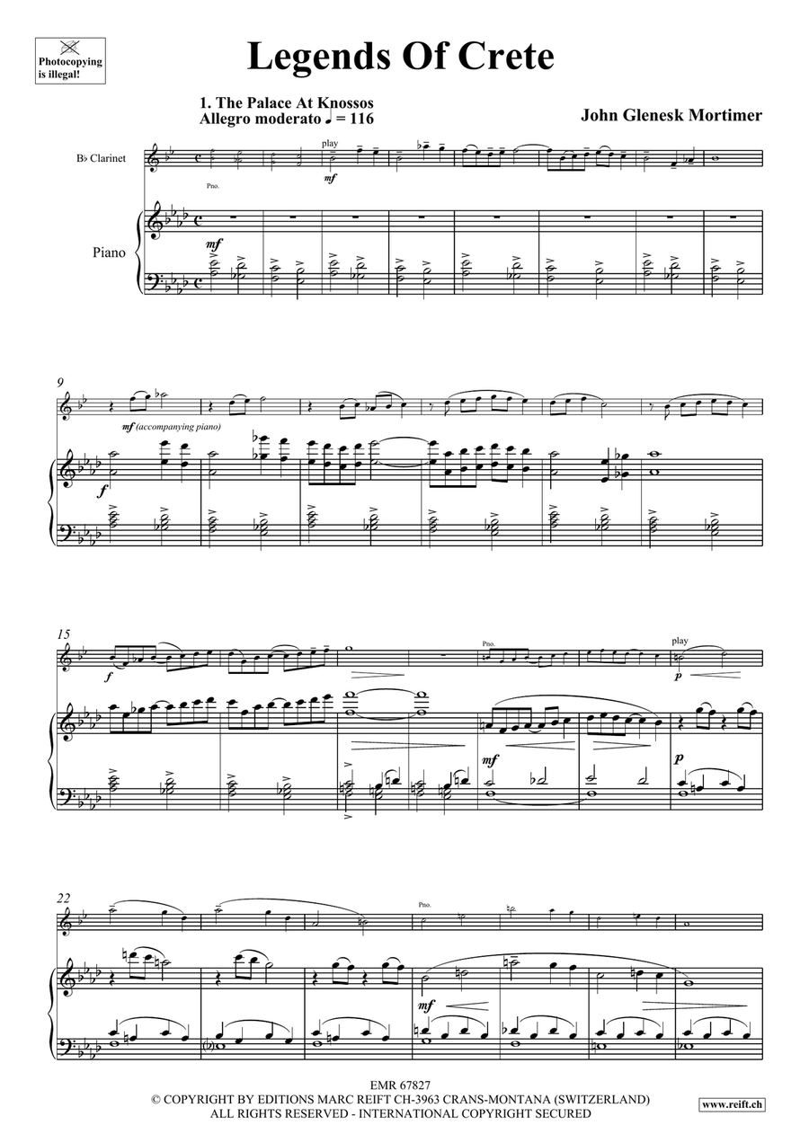 Legends Of Crete Legends Of Crete Clarinet Solo scores gallery preview page 5