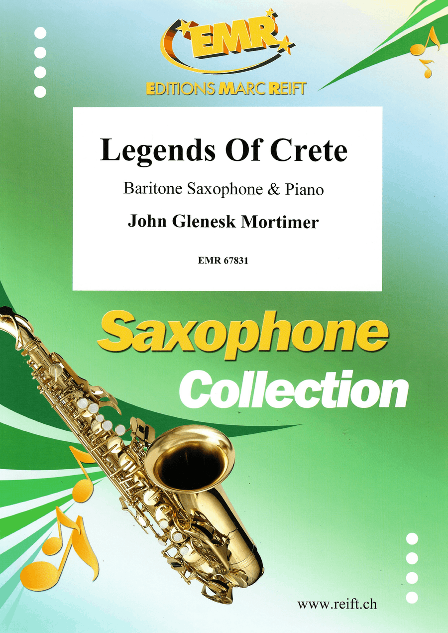 Legends Of Crete Legends Of Crete Baritone Saxophone scores gallery preview page 1