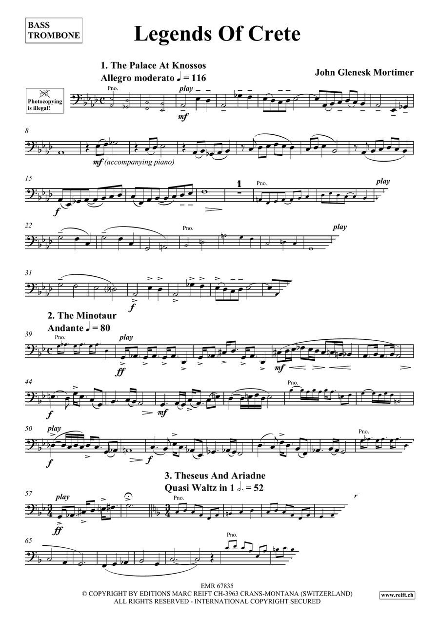 Legends Of Crete Legends Of Crete Bass Trombone scores gallery preview page 4