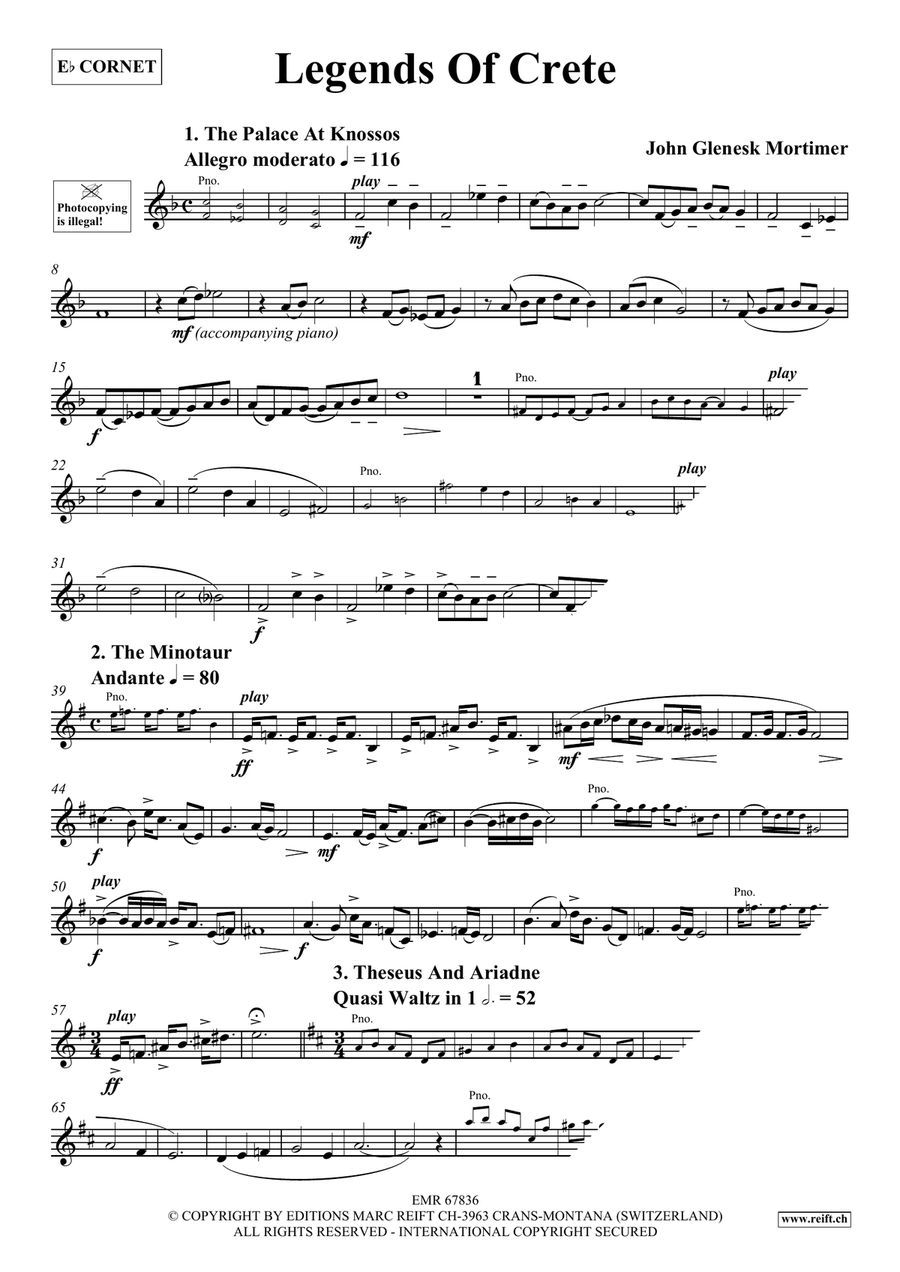 Legends Of Crete Legends Of Crete Cornet scores gallery preview page 4