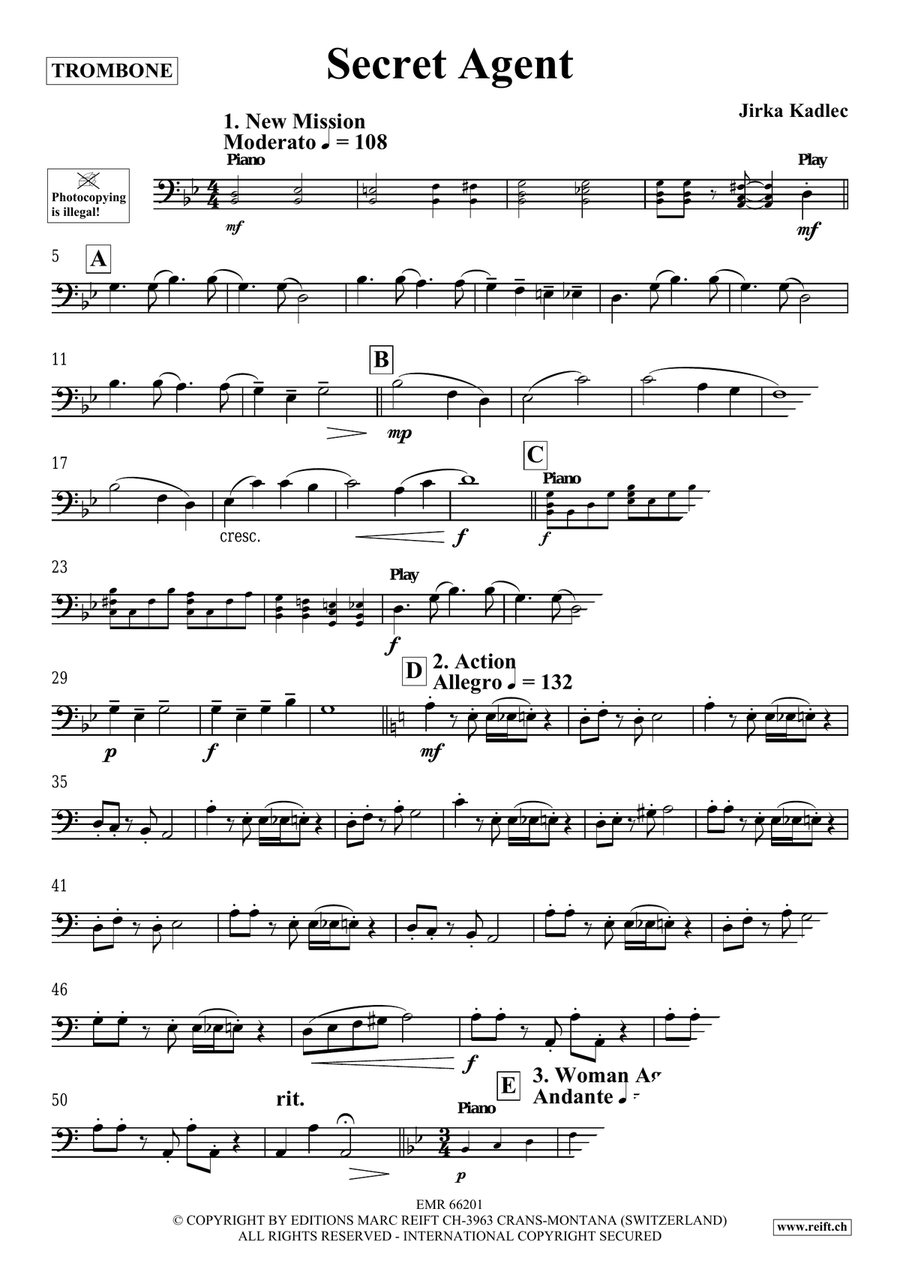Secret Agent Secret Agent Piano Accompaniment scores gallery preview page 4