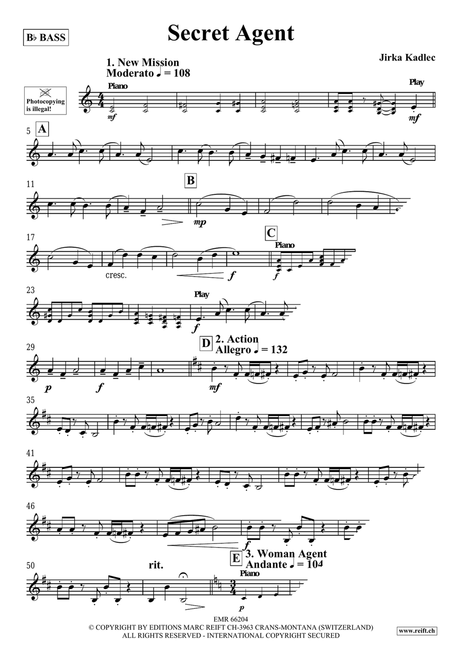 Secret Agent Secret Agent Voice Solo scores gallery preview page 4