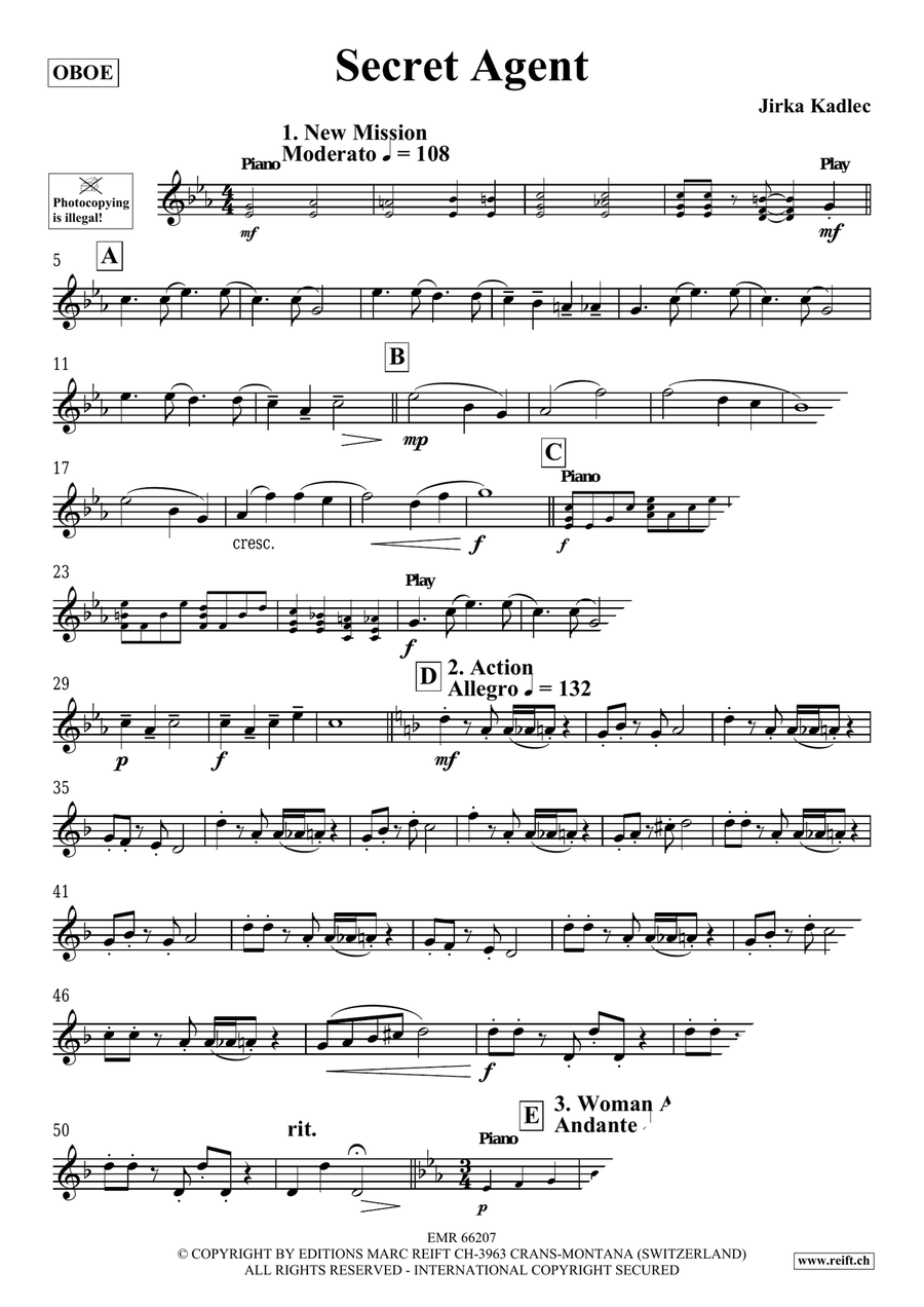 Secret Agent Secret Agent Piano Accompaniment scores gallery preview page 4