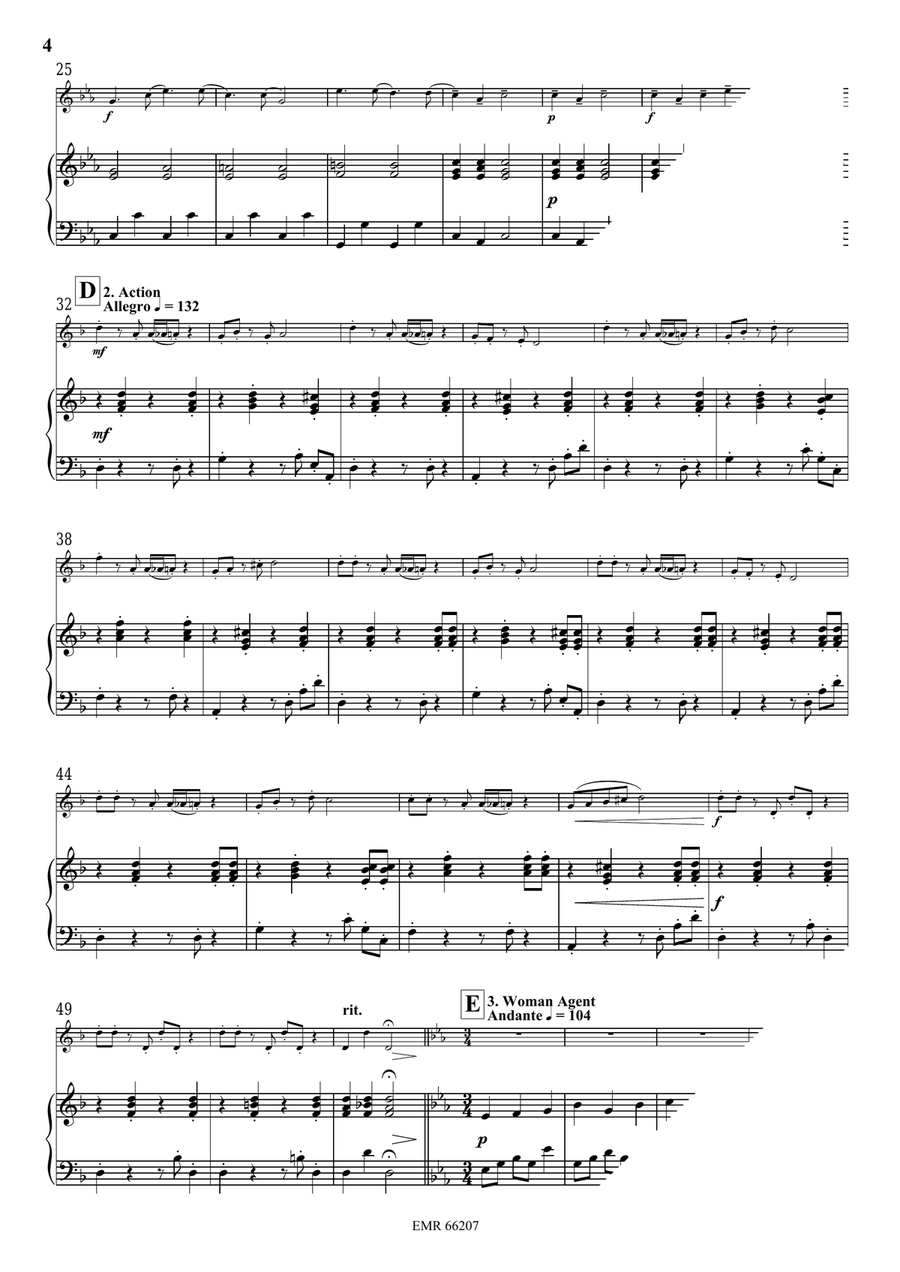 Secret Agent Secret Agent Piano Accompaniment scores gallery preview page 6