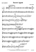 Secret Agent Clarinet Solo scores gallery preview page 4