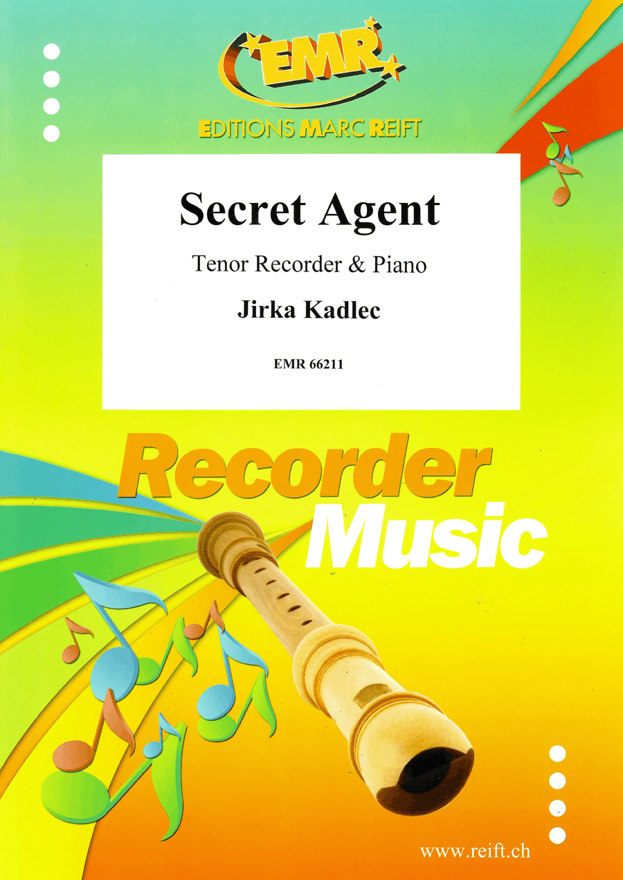 Secret Agent Secret Agent Tenor Recorder scores gallery preview page 1