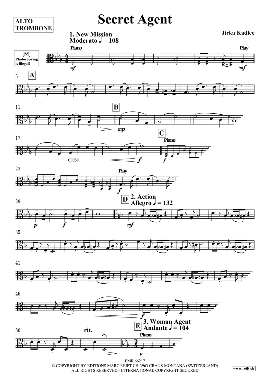 Secret Agent Secret Agent Piano Accompaniment scores gallery preview page 4