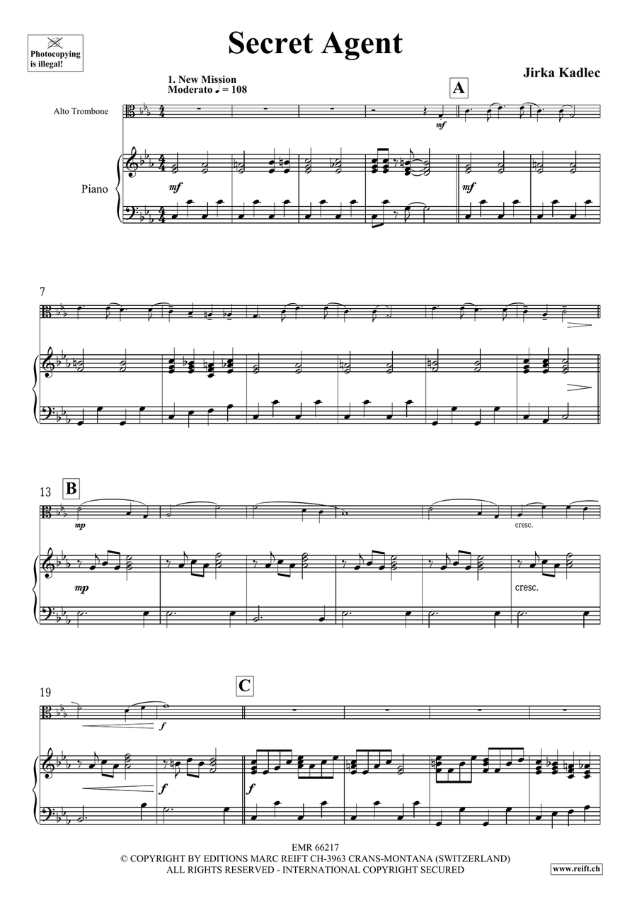 Secret Agent Secret Agent Piano Accompaniment scores gallery preview page 5
