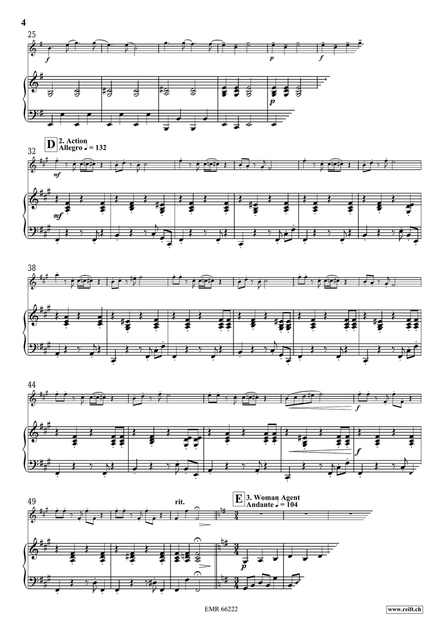Secret Agent Secret Agent Flute Solo scores gallery preview page 6