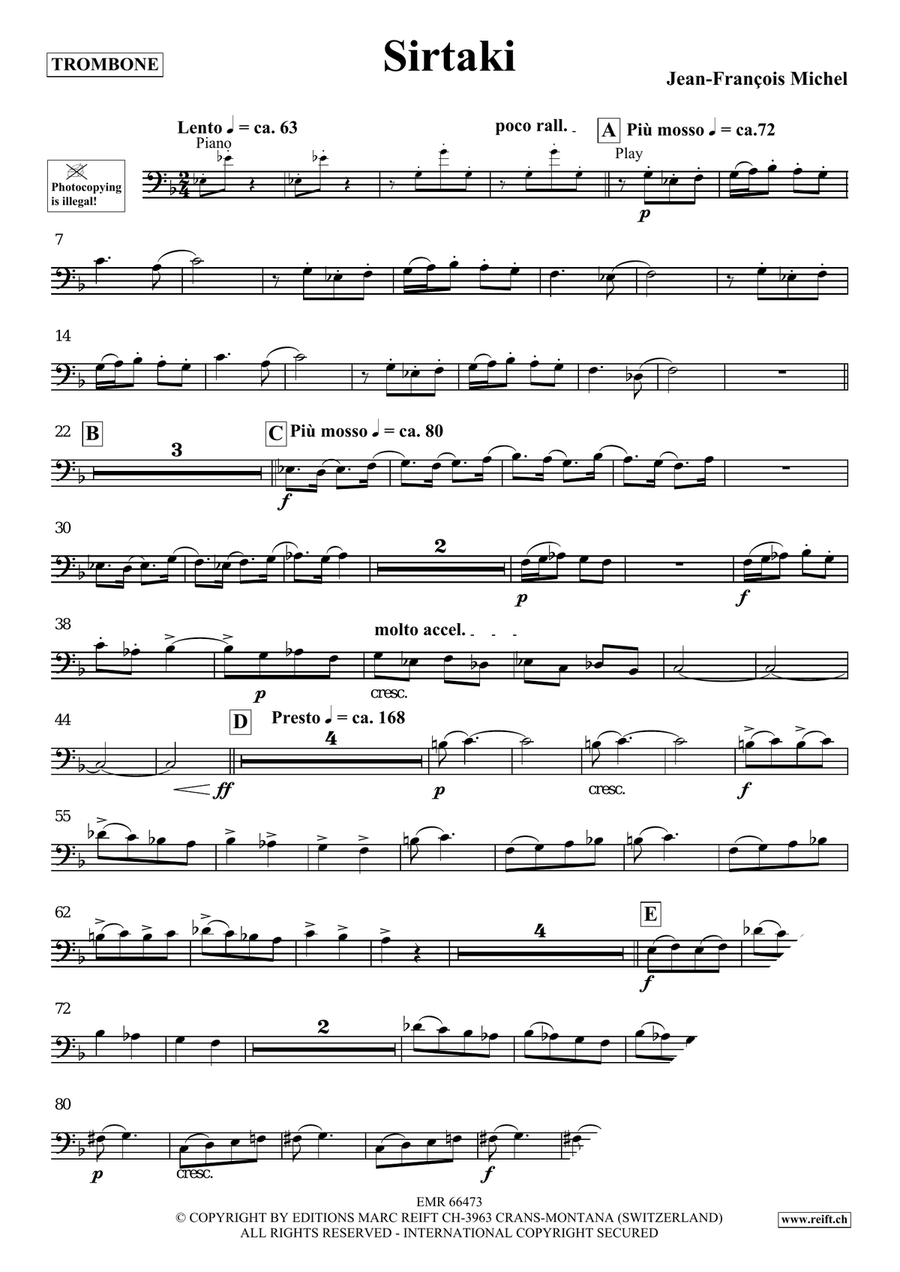 Sirtaki Sirtaki Piano Accompaniment scores gallery preview page 4