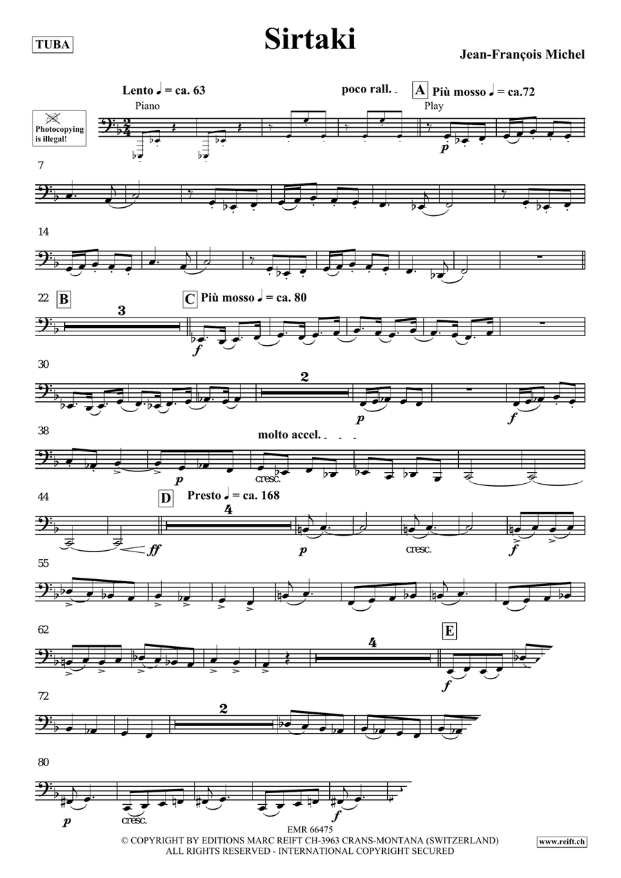 Sirtaki Sirtaki Tuba scores gallery preview page 4