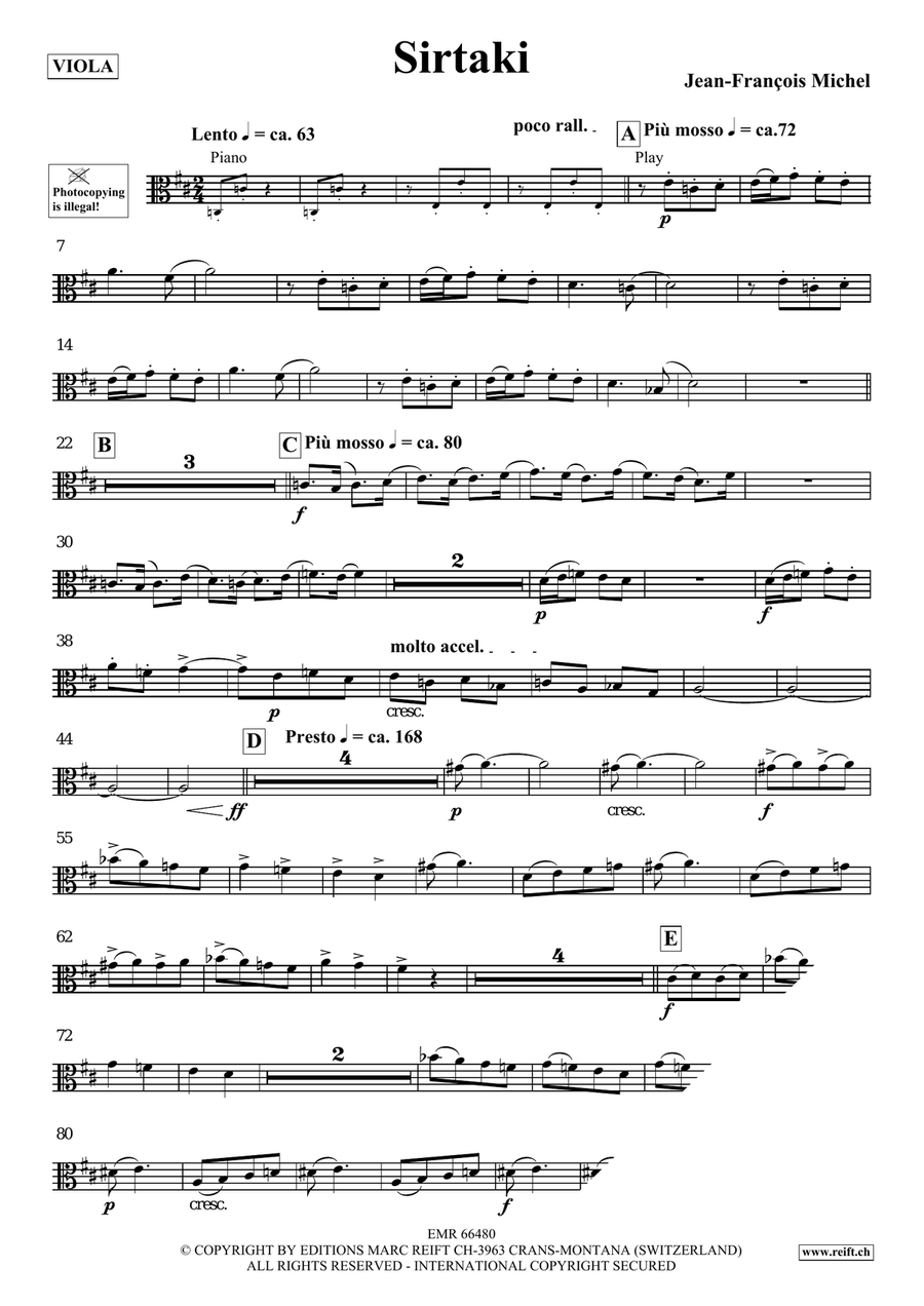 Sirtaki Sirtaki Piano Accompaniment scores gallery preview page 4