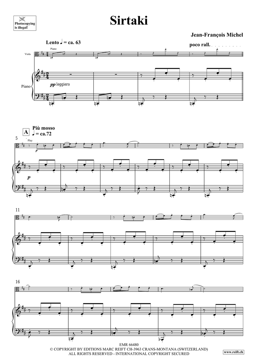 Sirtaki Sirtaki Piano Accompaniment scores gallery preview page 5