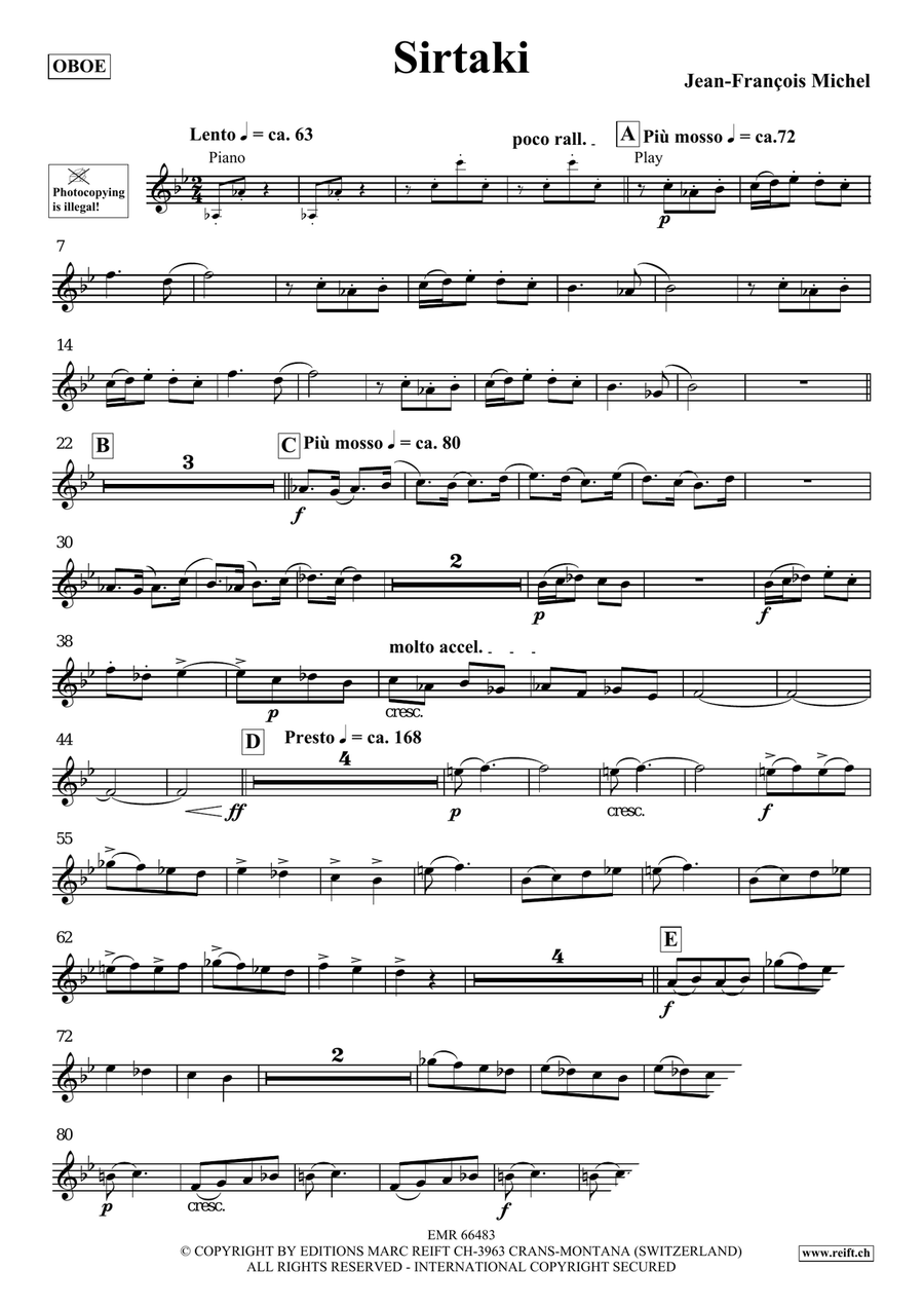 Sirtaki Sirtaki Piano Accompaniment scores gallery preview page 4