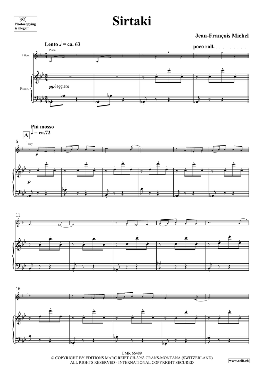 Sirtaki Sirtaki Horn scores gallery preview page 5