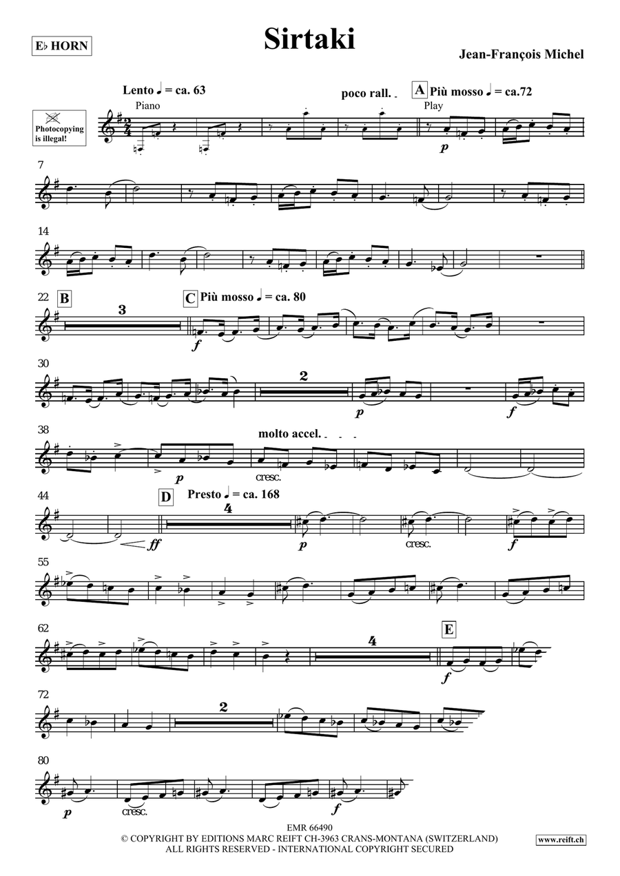 Sirtaki Sirtaki Horn scores gallery preview page 4