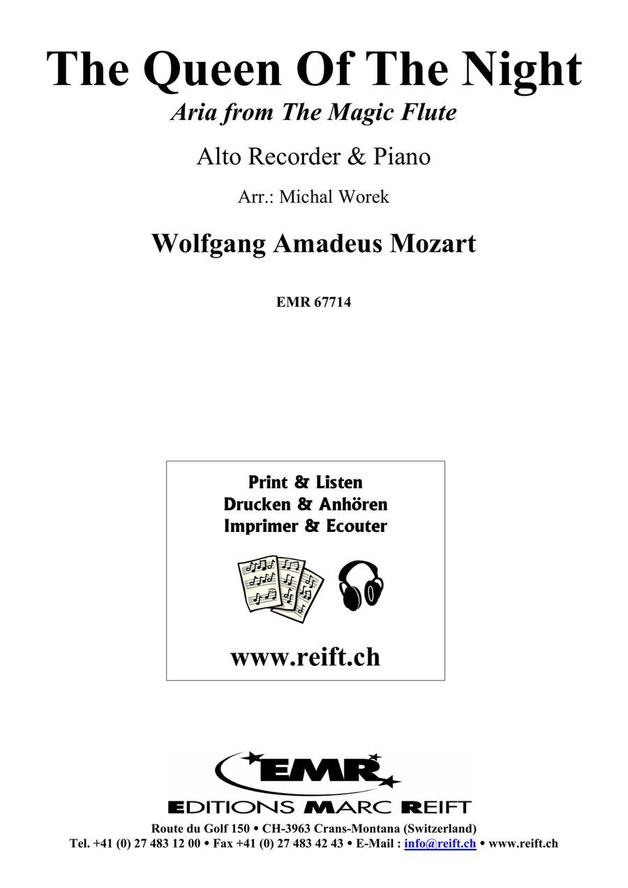The Queen Of The Night The Queen Of The Night Alto Recorder scores gallery preview page 2