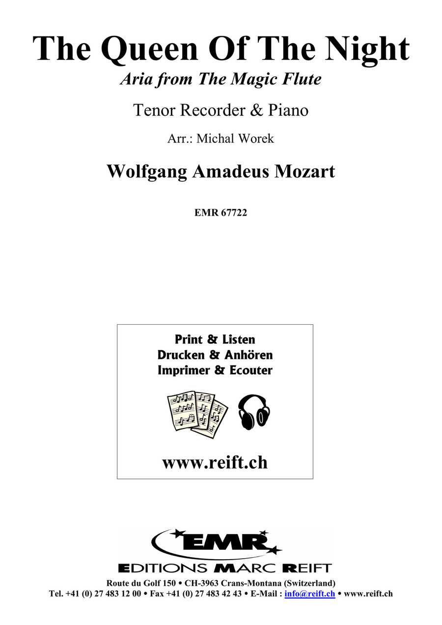 The Queen Of The Night The Queen Of The Night Tenor Recorder scores gallery preview page 2