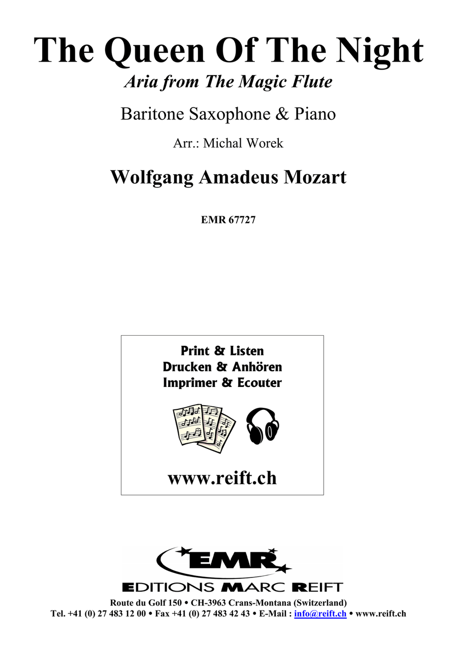 The Queen Of The Night The Queen Of The Night Baritone Saxophone scores gallery preview page 2