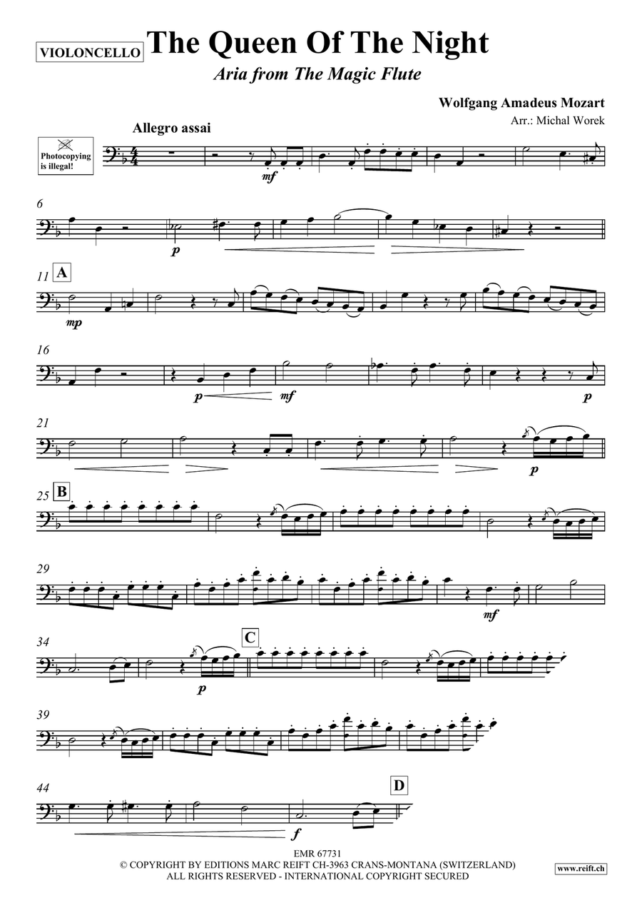 The Queen Of The Night The Queen Of The Night Piano Accompaniment scores gallery preview page 3