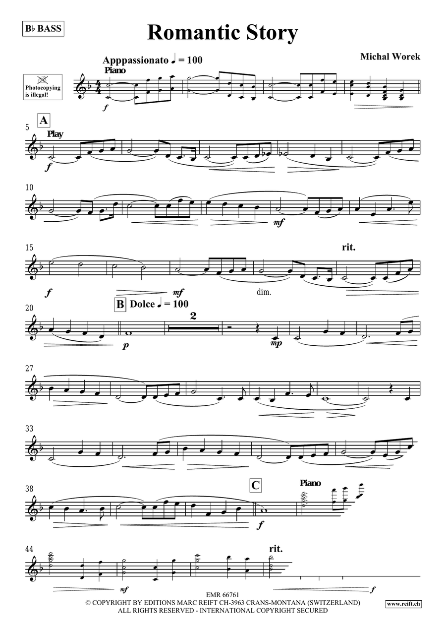 Romantic Story Romantic Story Voice Solo scores gallery preview page 4