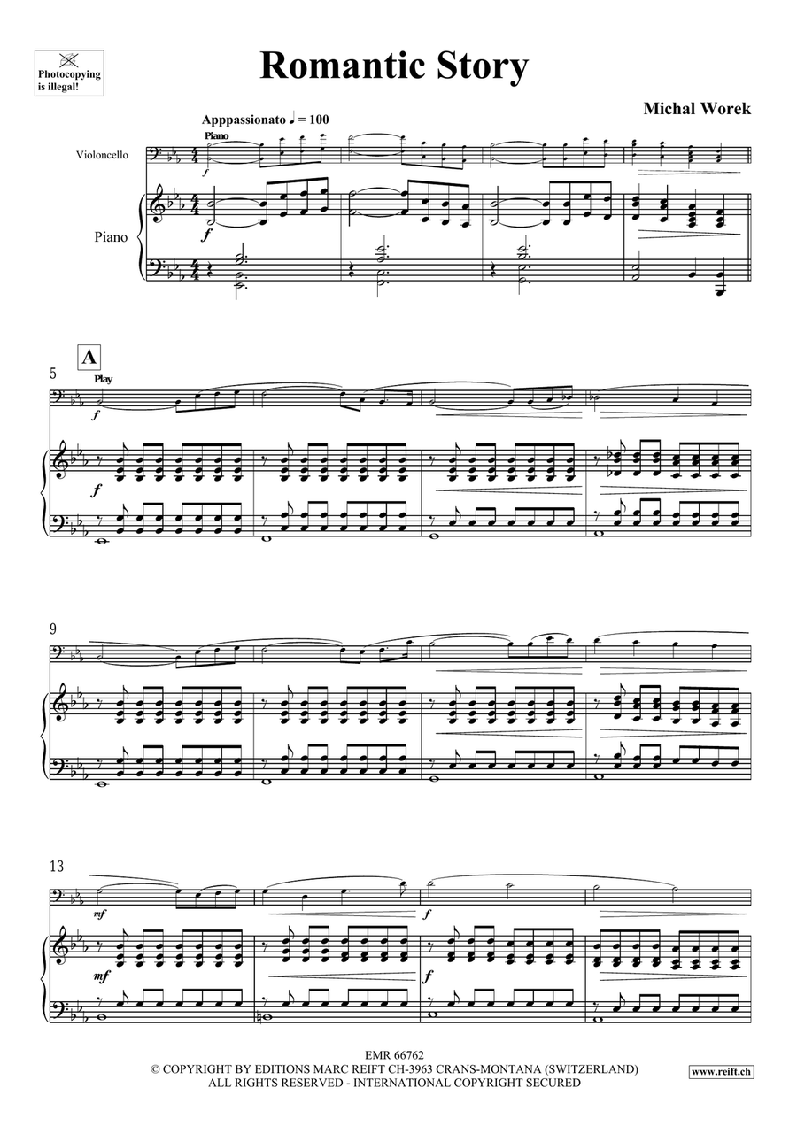 Romantic Story Romantic Story Piano Accompaniment scores gallery preview page 5