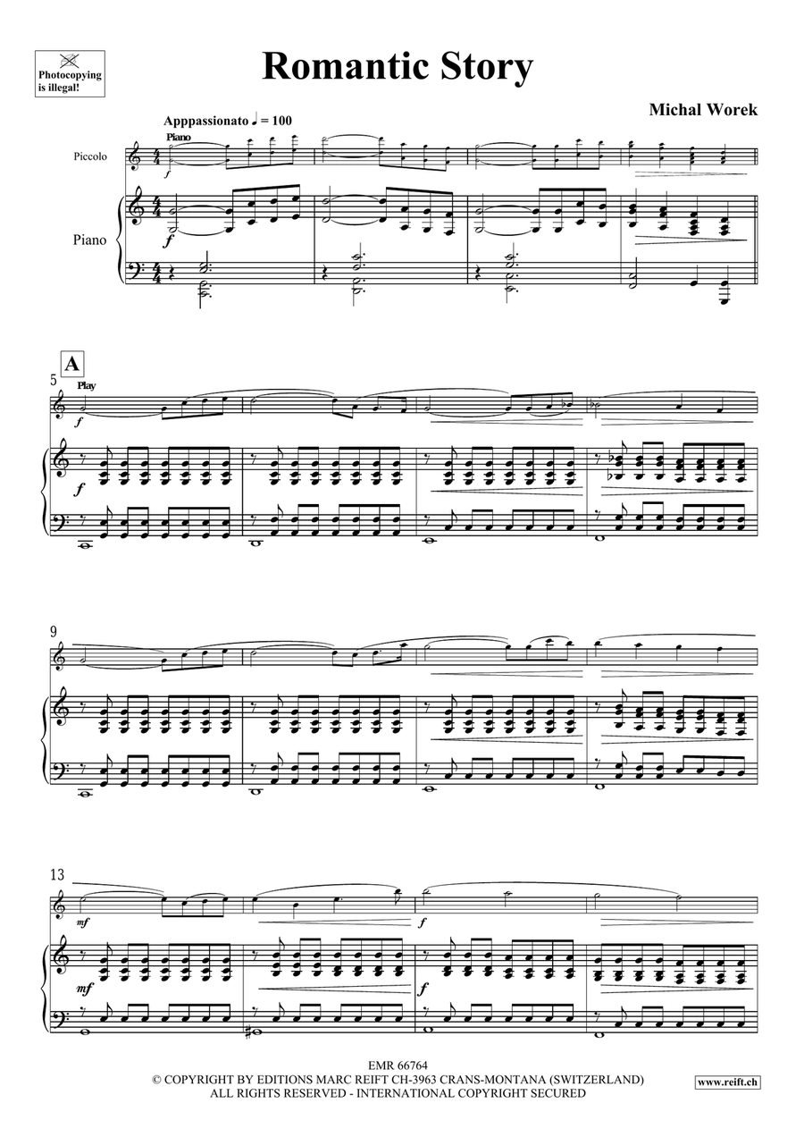 Romantic Story Romantic Story Piccolo scores gallery preview page 5
