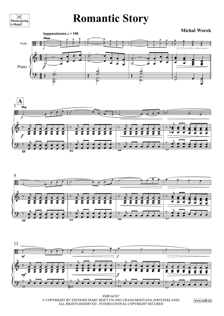 Romantic Story Romantic Story Piano Accompaniment scores gallery preview page 5
