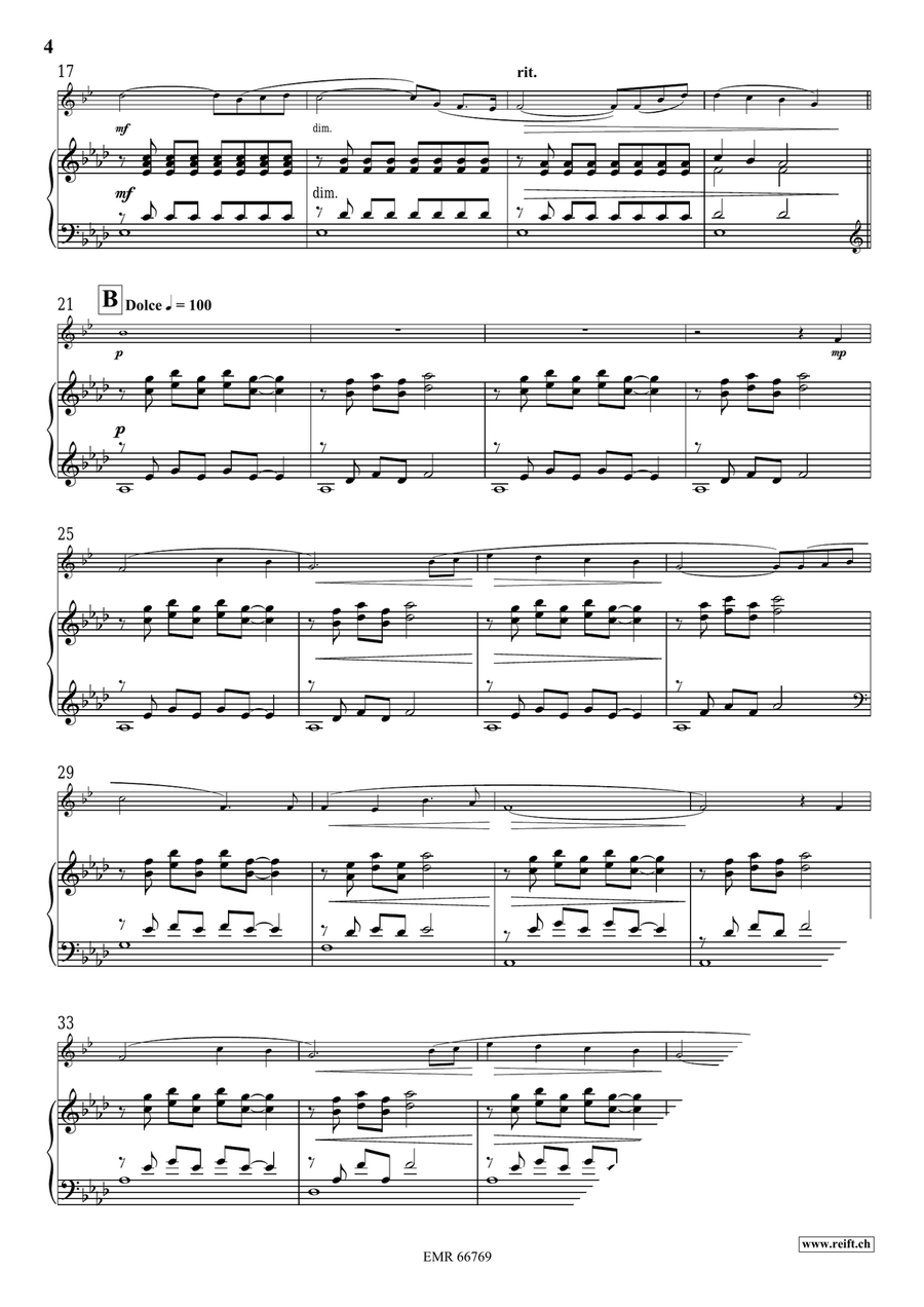 Romantic Story Romantic Story Clarinet Solo scores gallery preview page 6