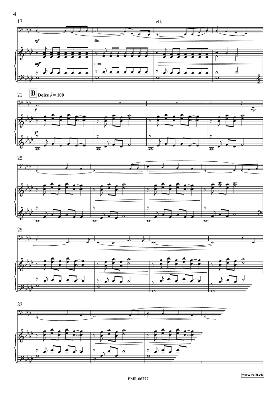 Romantic Story Romantic Story Bass Trombone scores gallery preview page 6