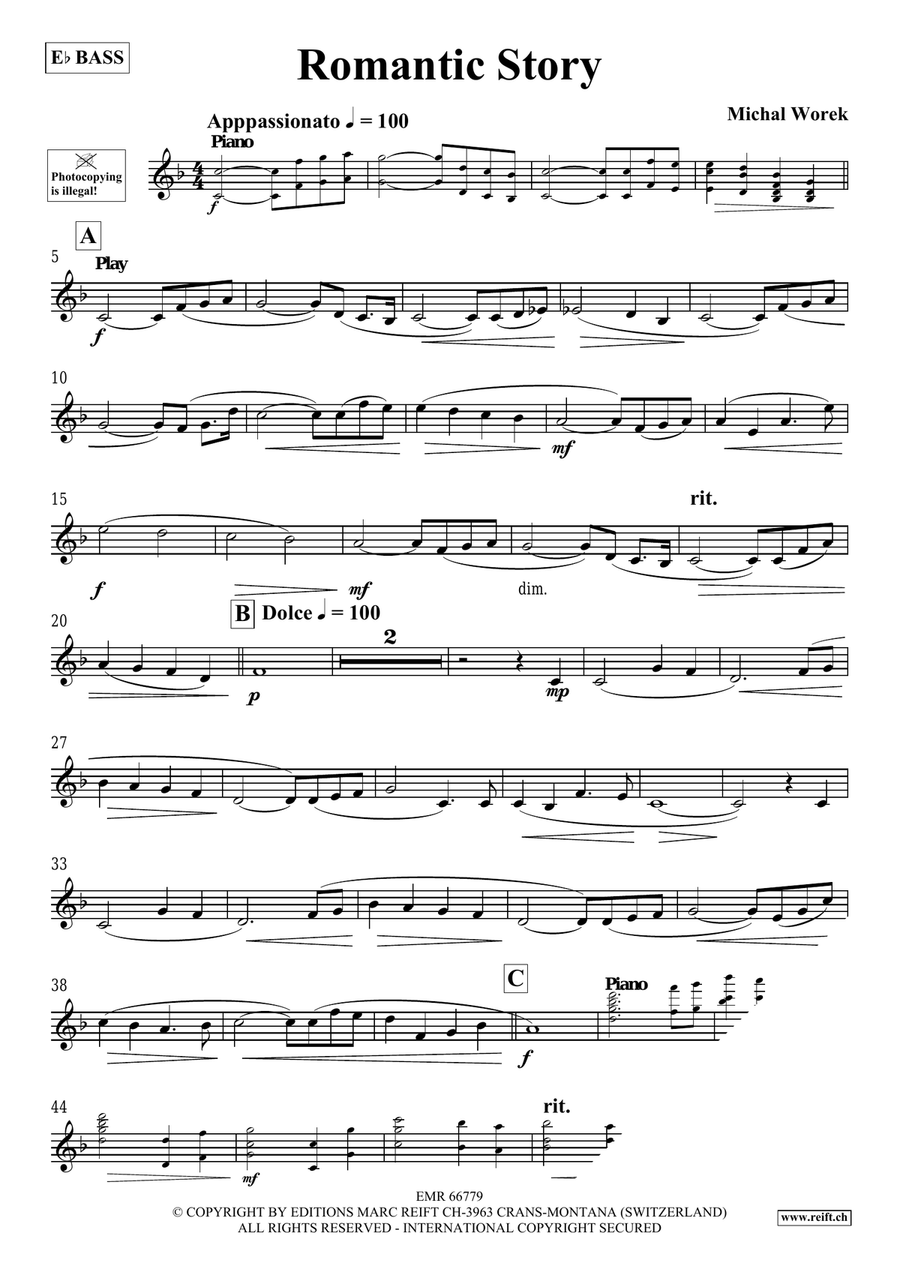 Romantic Story Romantic Story Voice Solo scores gallery preview page 4