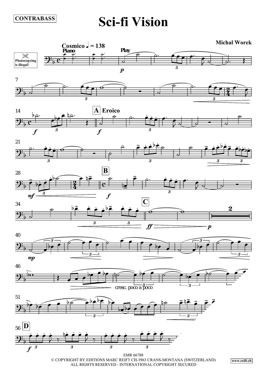 Sci-fi Vision Sci-fi Vision Double Bass scores gallery preview page 4