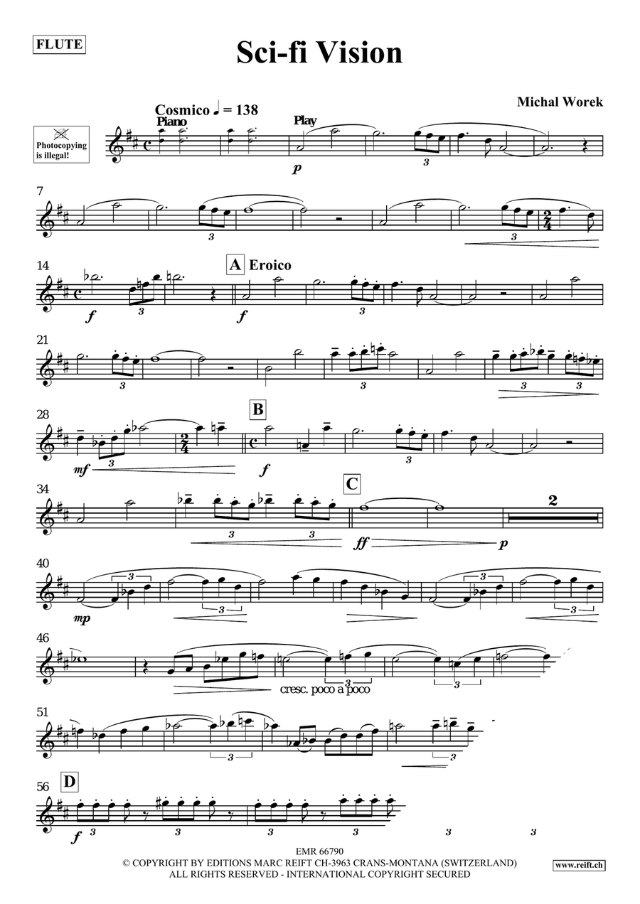 Sci-fi Vision Sci-fi Vision Flute Solo scores gallery preview page 4