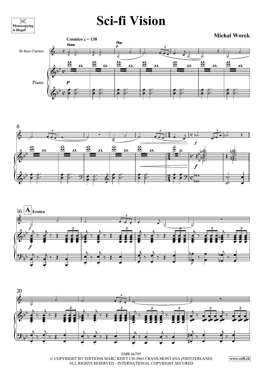 Sci-fi Vision Sci-fi Vision Bass Clarinet scores gallery preview page 5