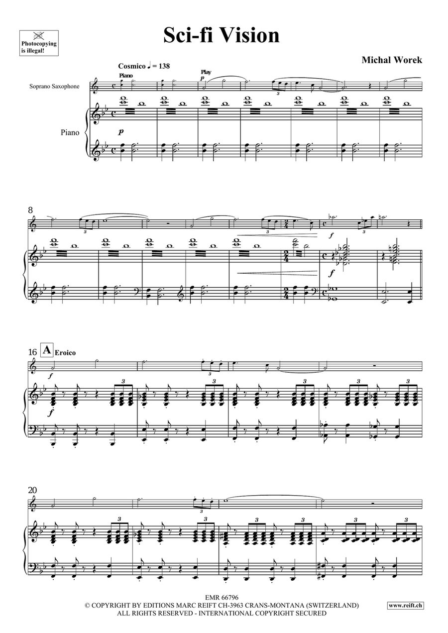 Sci-fi Vision Sci-fi Vision Soprano Saxophone scores gallery preview page 5