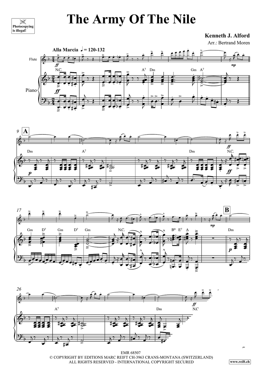 The Army Of The Nile The Army Of The Nile Flute Solo scores gallery preview page 3