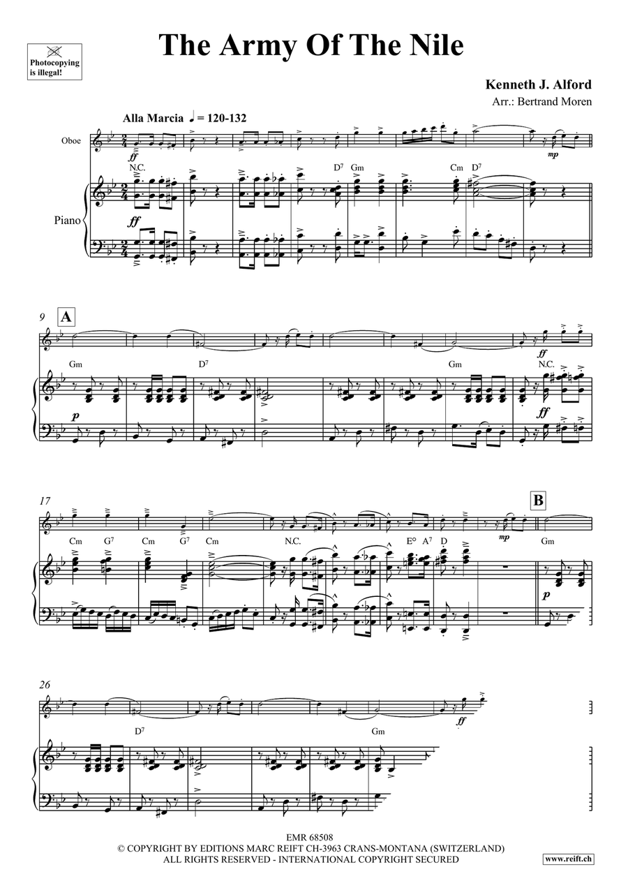 The Army Of The Nile The Army Of The Nile Piano Accompaniment scores gallery preview page 3