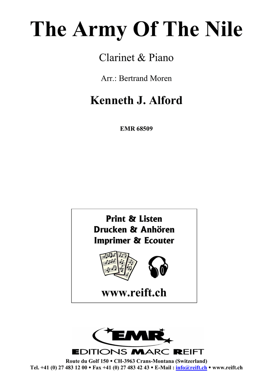 The Army Of The Nile The Army Of The Nile Clarinet Solo scores gallery preview page 2