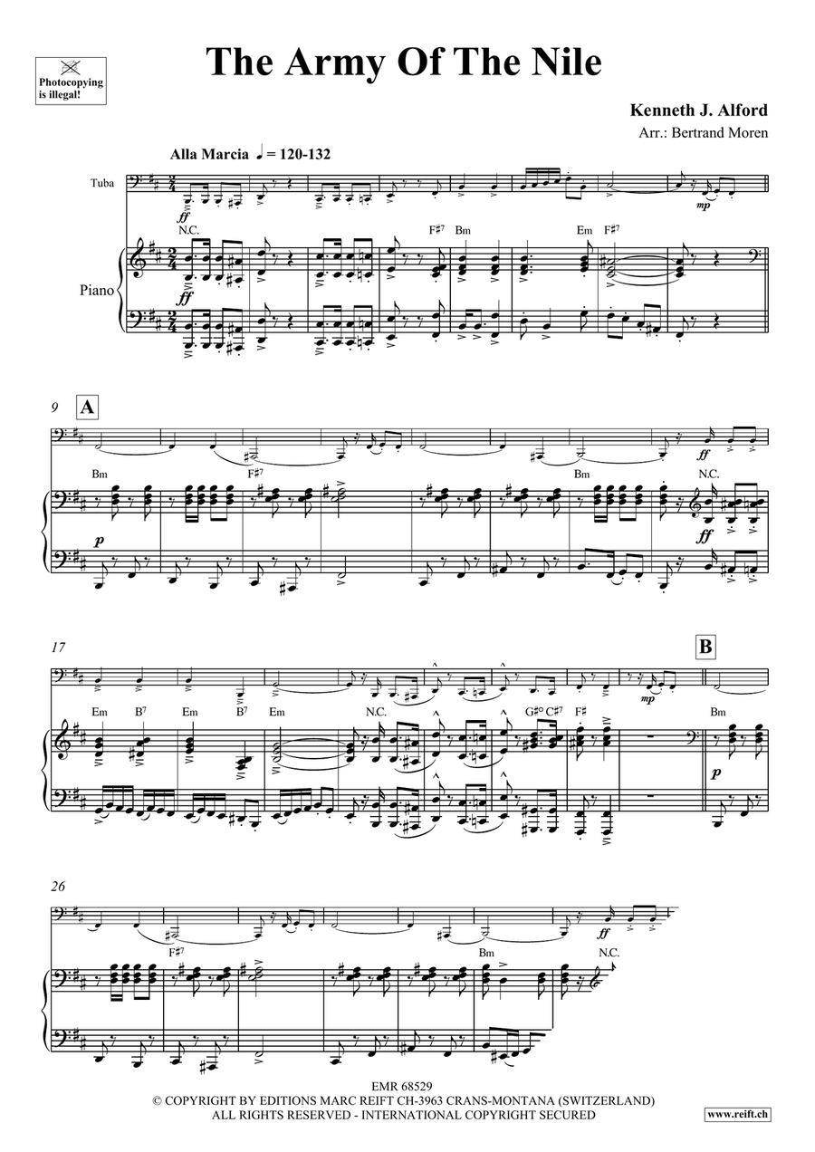 The Army Of The Nile The Army Of The Nile Tuba scores gallery preview page 3