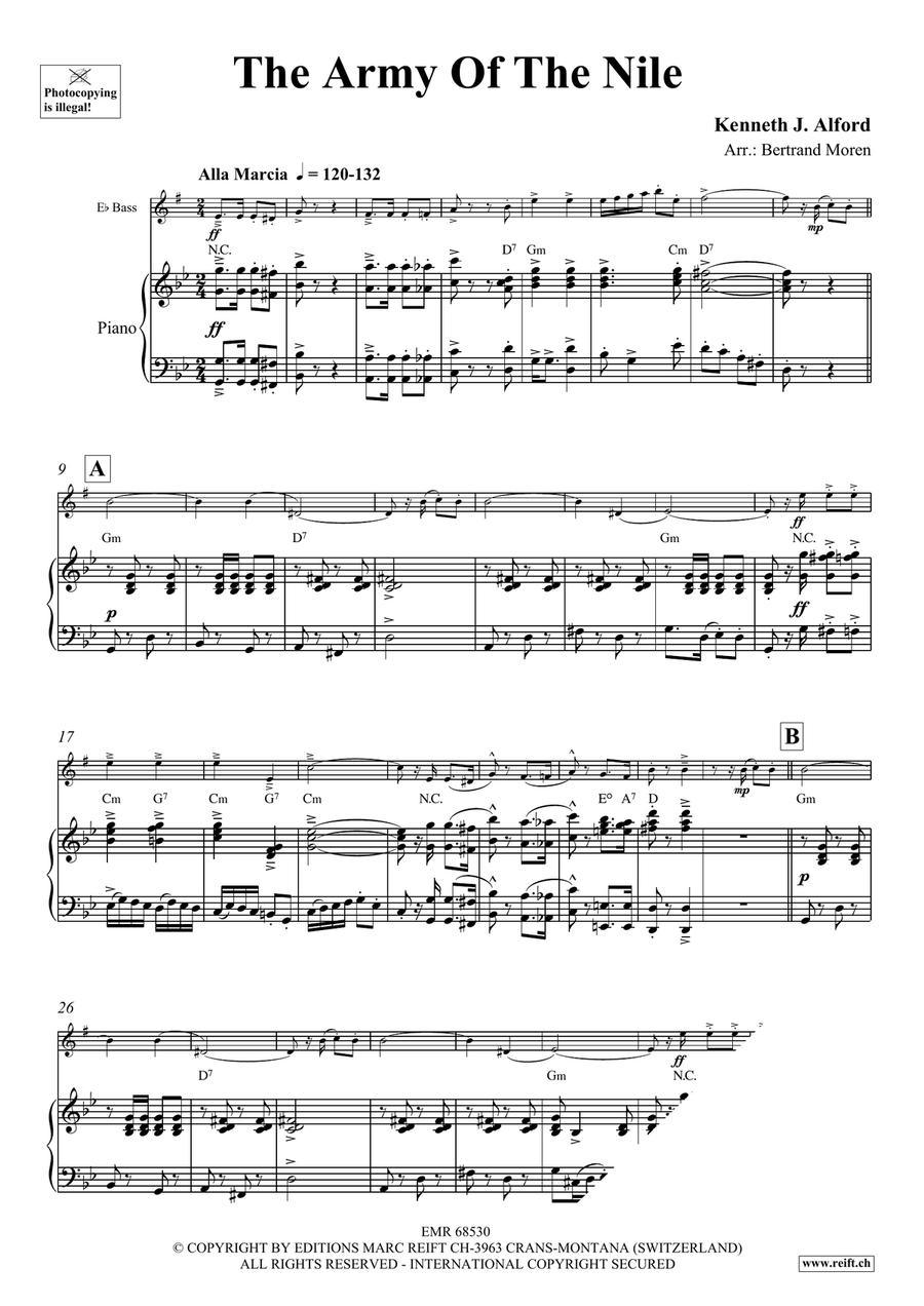 The Army Of The Nile The Army Of The Nile Voice Solo scores gallery preview page 3