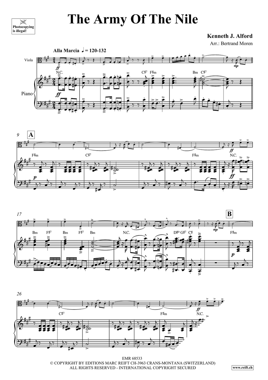 The Army Of The Nile The Army Of The Nile Piano Accompaniment scores gallery preview page 3