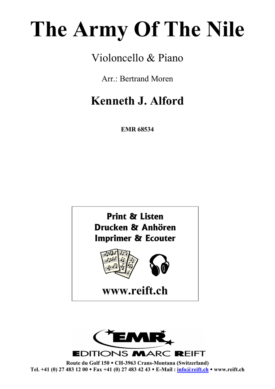 The Army Of The Nile The Army Of The Nile Piano Accompaniment scores gallery preview page 2