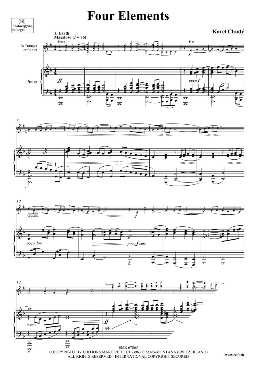 Four Elements Four Elements Cornet scores gallery preview page 5