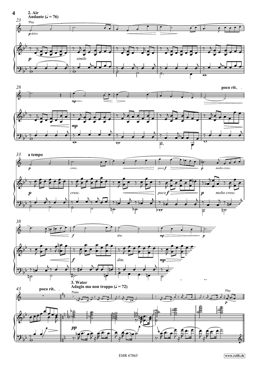 Four Elements Four Elements Cornet scores gallery preview page 6
