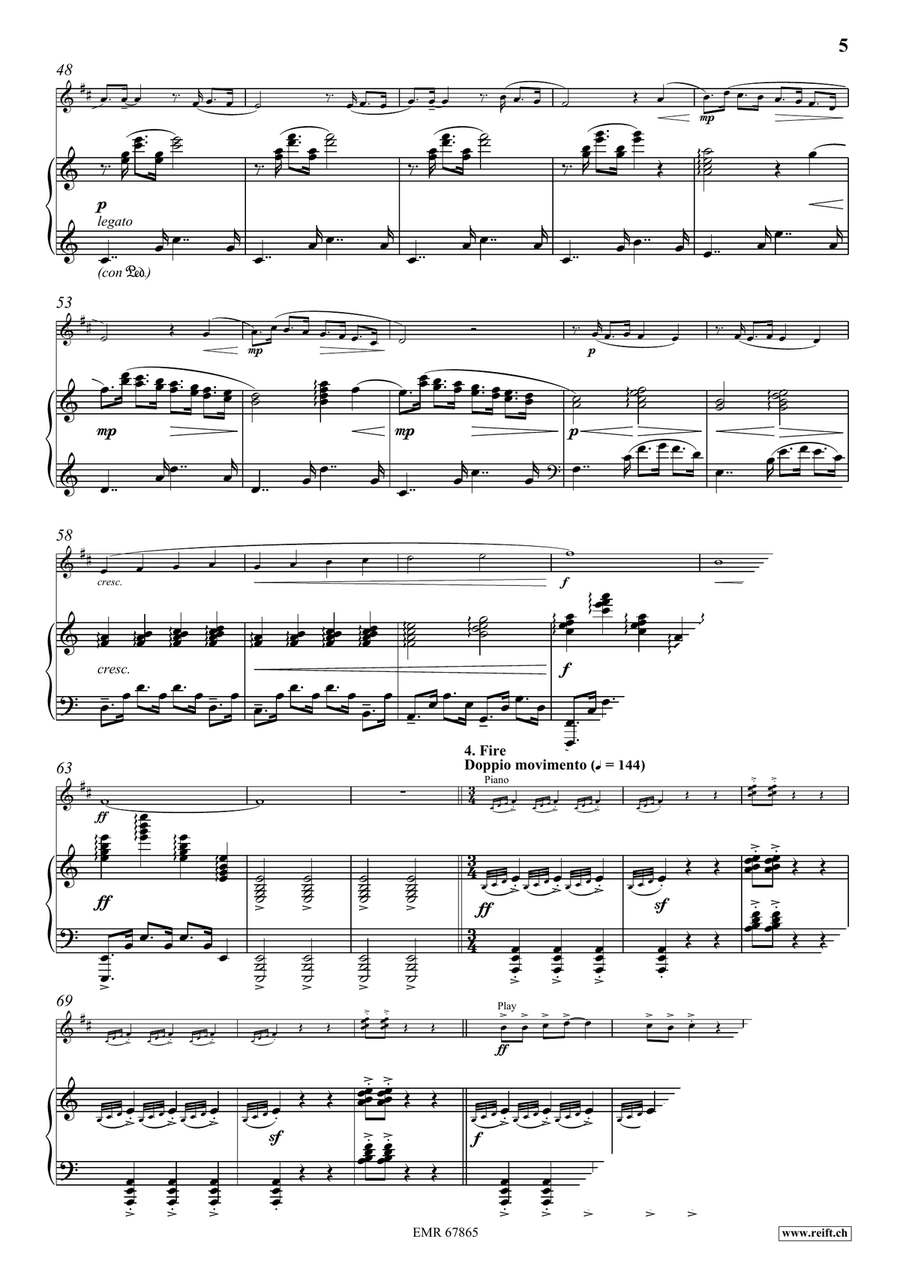 Four Elements Four Elements Cornet scores gallery preview page 7