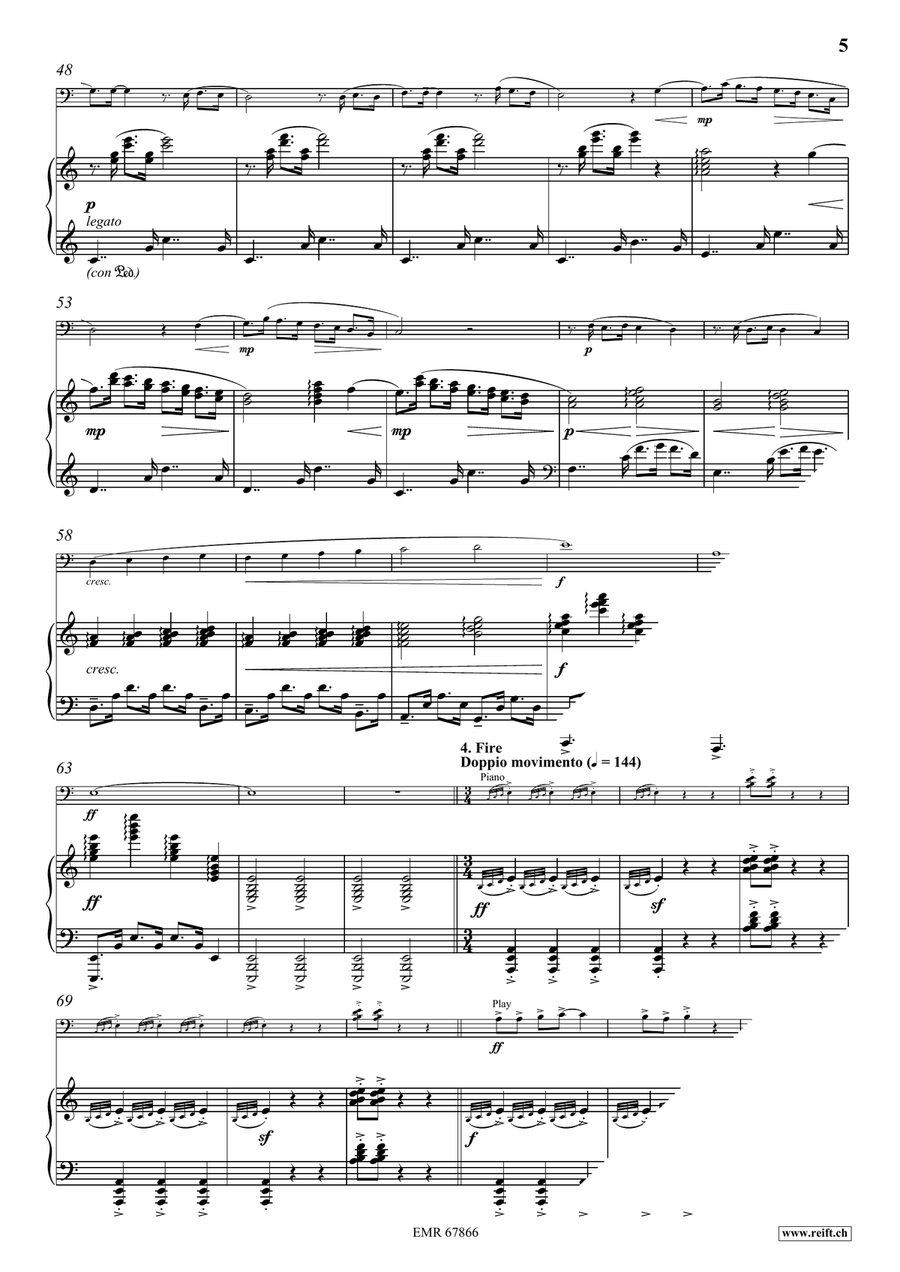 Four Elements Four Elements Piano Accompaniment scores gallery preview page 7